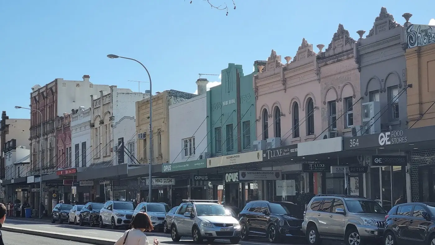 Terrace shops along Oxford Street, Paddington